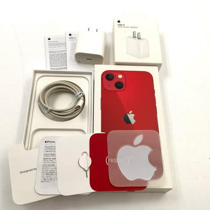 【全額返金保証】【最速発送】Apple iPhone iPhone 13 256GB (PRODUCT)RED docomo 白ロム 動作確認済 84%