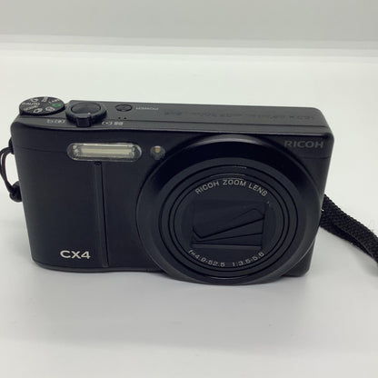 【全額返金保証】【最速発送】RICOH コンパクトデジタルカメラ CX4 [ブラック] 美品 動作確認済