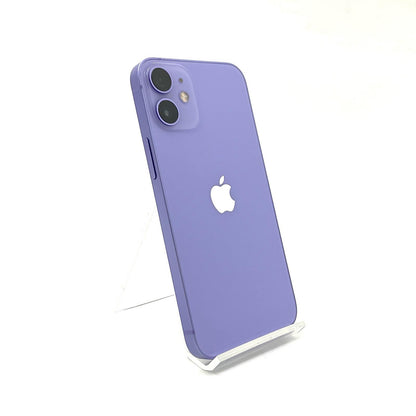 【全額返金保証】【最速発送】Apple iPhone iPhone mini 12 mini 64GB パープル Softbank SIMフリー 白ロム 動作確認済 89%