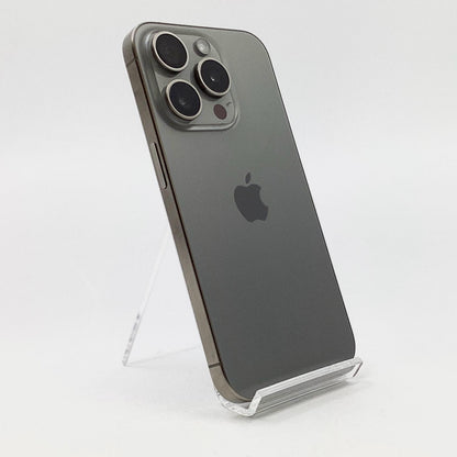 【全額返金保証】【最速発送】Apple iPhone iPhone 15 Pro 256GB ナチュラルチタニウム SIMフリー 動作確認済 87%