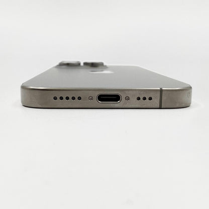 【全額返金保証】【最速発送】Apple iPhone iPhone 15 Pro 256GB ナチュラルチタニウム SIMフリー 動作確認済 87%
