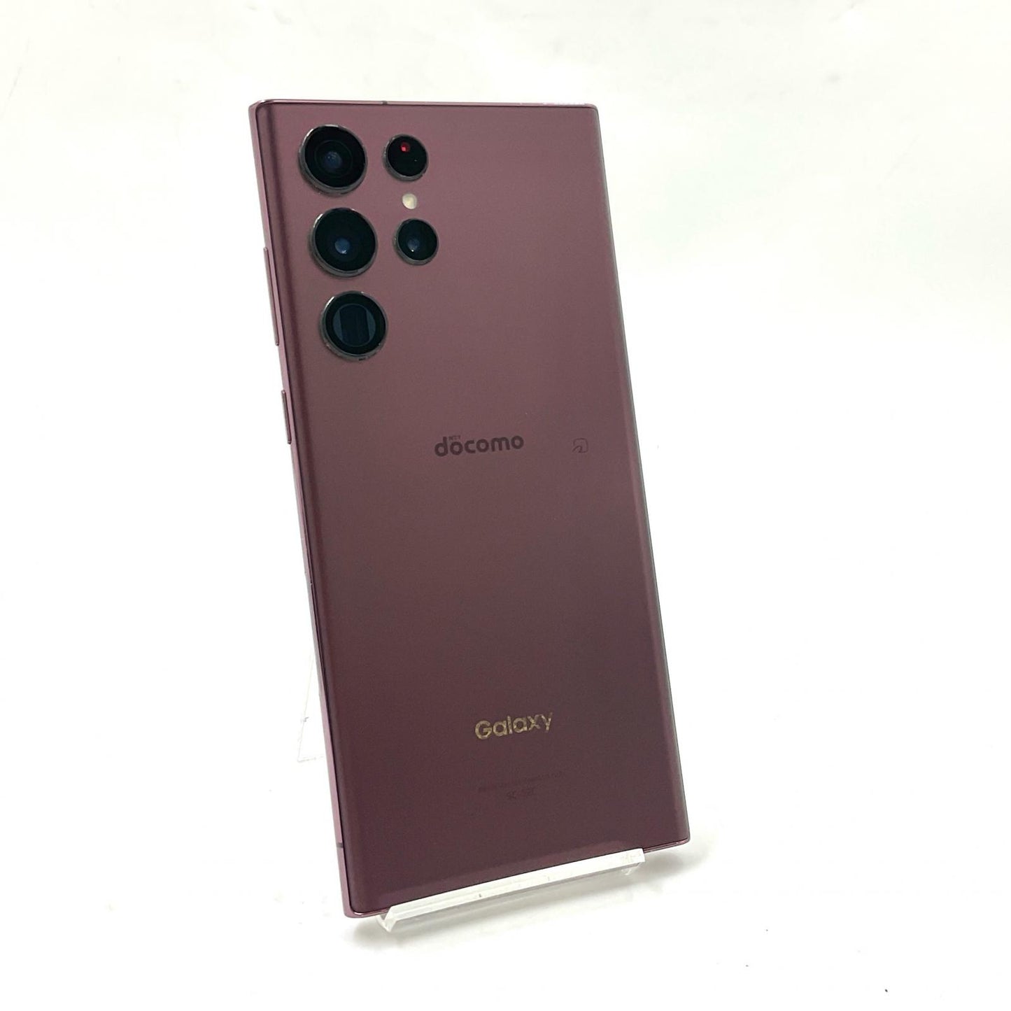 【全額返金保証】【最速発送】SAMSUNG Galaxy S22 Ultra 256GB バーガンディー docomo SC-52C 白ロム 動作確認済