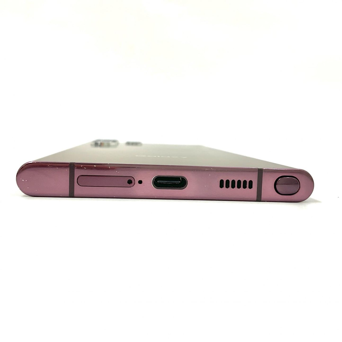 【全額返金保証】【最速発送】SAMSUNG Galaxy S22 Ultra 256GB バーガンディー docomo SC-52C 白ロム 動作確認済