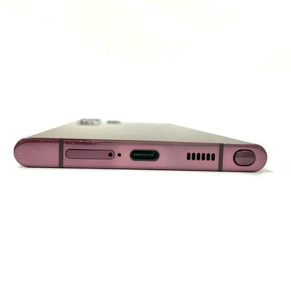 【全額返金保証】【最速発送】SAMSUNG Galaxy S22 Ultra 256GB バーガンディー docomo SC-52C 白ロム 動作確認済