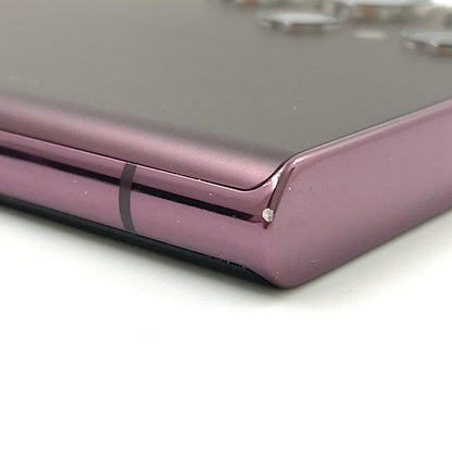【全額返金保証】【最速発送】SAMSUNG Galaxy S22 Ultra 256GB バーガンディー docomo SC-52C 白ロム 動作確認済