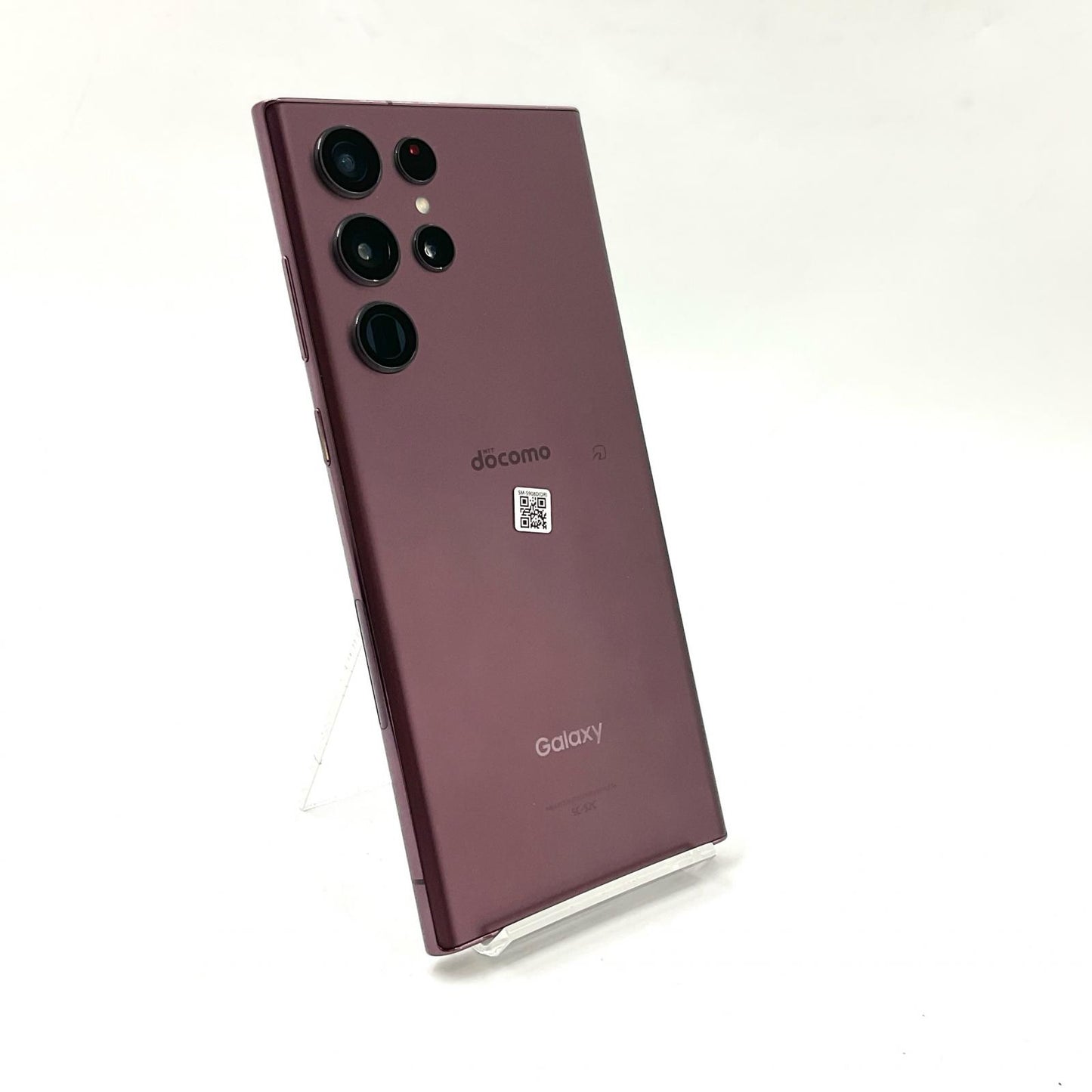 【全額返金保証】【最速発送】SAMSUNG Galaxy S22 Ultra 256GB バーガンディー docomo SC-52C 白ロム 動作確認済