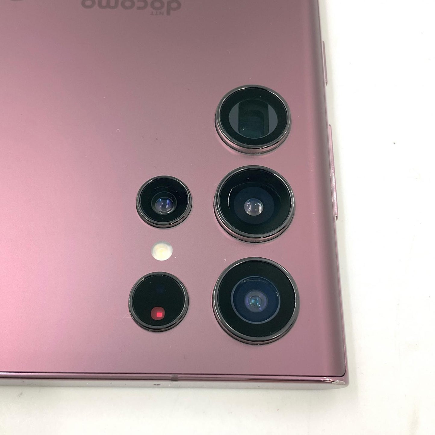 【全額返金保証】【最速発送】SAMSUNG Galaxy S22 Ultra 256GB バーガンディー docomo SC-52C 白ロム 動作確認済