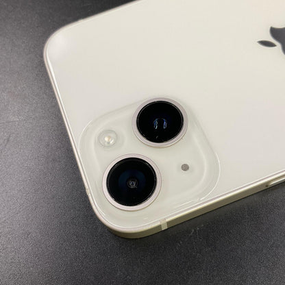 【全額返金保証】【最速発送】Apple iPhone iPhone 14 128GB スターライト docomo 白ロム 美品 動作確認済 90%