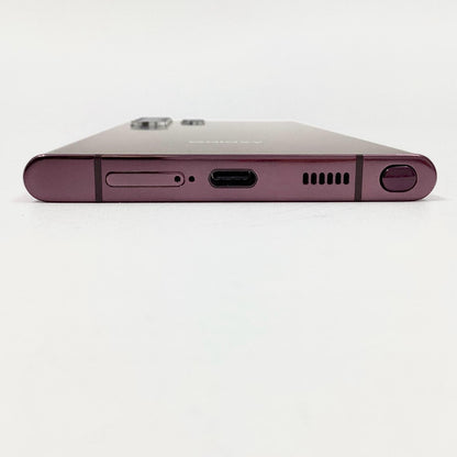 【全額返金保証】【最速発送】SAMSUNG Galaxy S22 Ultra 256GB バーガンディー docomo SC-52C 動作確認済