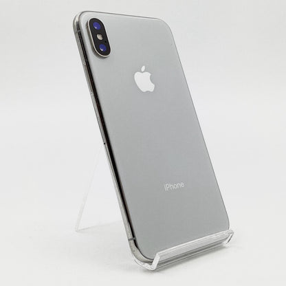 【最速発送】Apple iPhone iPhone X 64GB シルバー docomo 白ロム【難有】 78%