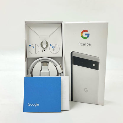 【全額返金保証】【最速発送】Google Pixel 6a 128GB Chalk SIMフリー GB17L 動作確認済
