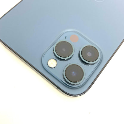 【全額返金保証】【最速発送】Apple iPhone iPhone 12 Pro Max 256GB パシフィックブルー 楽天モバイル 白ロム 動作確認済 80%