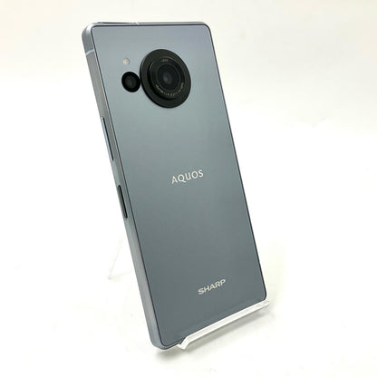 【全額返金保証】【最速発送】SHARP AQUOS Ｒ8 256GB ブルー SIMフリー SH-R80 白ロム 動作確認済