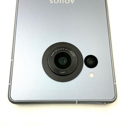 【全額返金保証】【最速発送】SHARP AQUOS Ｒ8 256GB ブルー SIMフリー SH-R80 白ロム 動作確認済