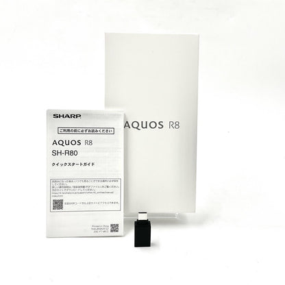 【全額返金保証】【最速発送】SHARP AQUOS Ｒ8 256GB ブルー SIMフリー SH-R80 白ロム 動作確認済