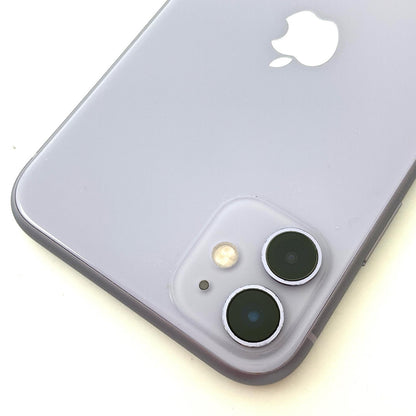 【全額返金保証】【最速発送】Apple iPhone iPhone 11 64GB パープル au 白ロム 動作確認済 79%