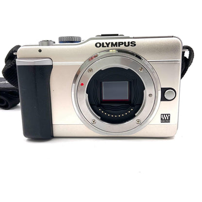 【全額返金保証】【最速発送】OLYMPUS デジタル一眼 オリンパス・ペン Lite E-PL1 ボディ [シルバー] 動作確認済