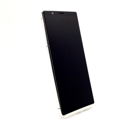 【全額返金保証】【最速発送】Sony Xperia 5 64GB グレー au SOV41 白ロム 動作確認済