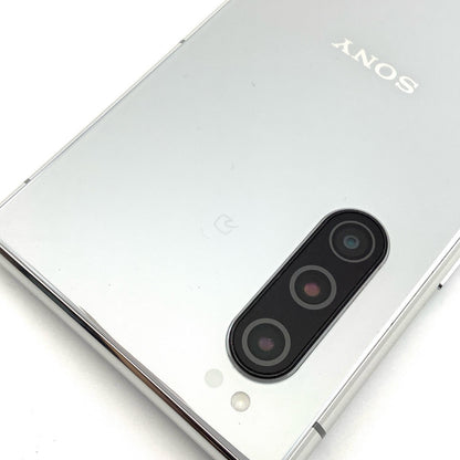 【全額返金保証】【最速発送】Sony Xperia 5 64GB グレー au SOV41 白ロム 動作確認済