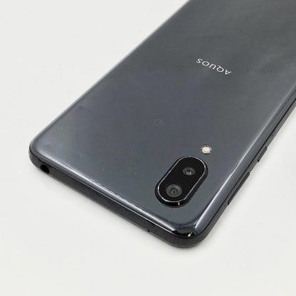 【全額返金保証】【最速発送】SHARP AQUOS sense3 plus 128GB ブラック Softbank 901SH 白ロム 動作確認済