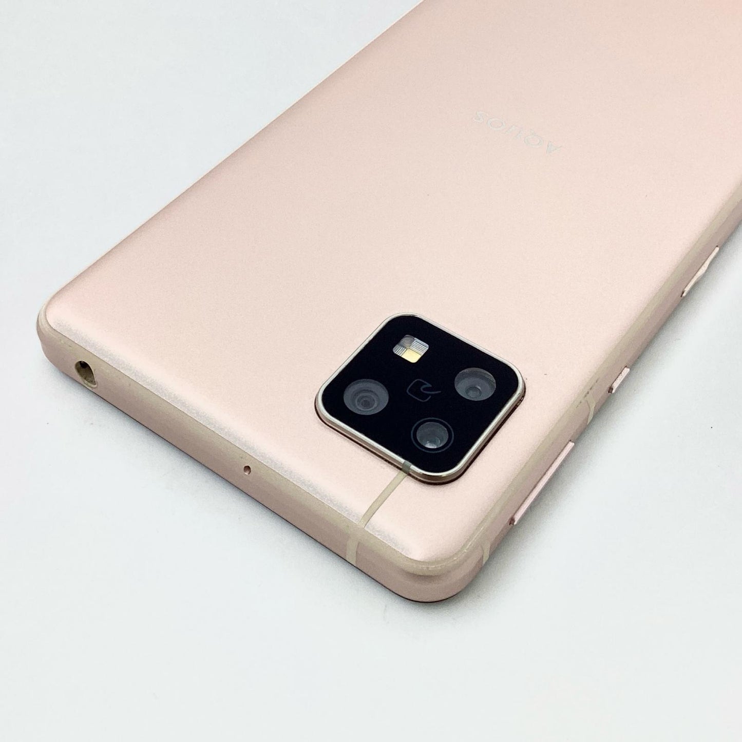 【全額返金保証】【最速発送】SHARP AQUOS sense5G 64GB ライトカッパー Softbank A004SH 白ロム 動作確認済