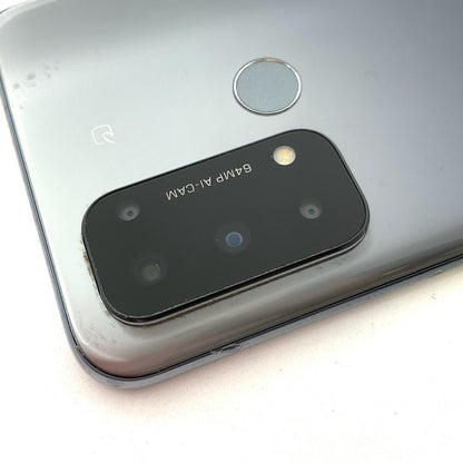 【全額返金保証】【最速発送】OPPO Reno 5 A 128GB シルバーブラック Softbank A101OP 白ロム 動作確認済