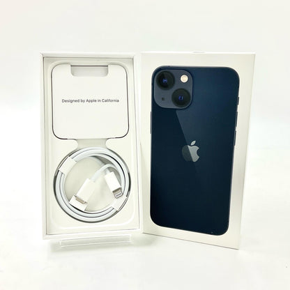 【全額返金保証】【最速発送】Apple iPhone iPhone mini 13 mini 128GB ミッドナイト au 動作確認済 76%