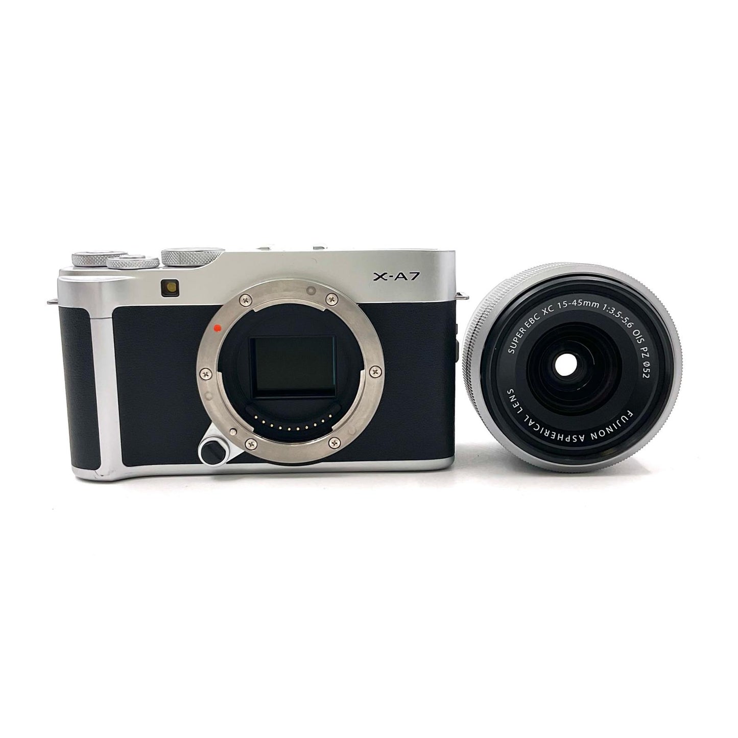 【全額返金保証】【最速発送】FUJIFILM デジタル一眼 X-A7 レンズキット シルバー 動作確認済