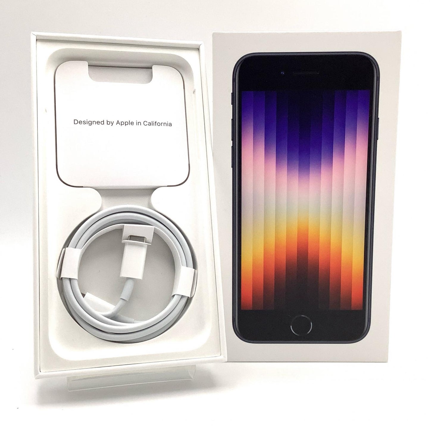 【全額返金保証】【最速発送】Apple iPhone iPhone SE（第3世代） 256GB ミッドナイト SIMフリー 白ロム 動作確認済 80%