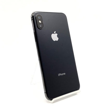 【最速発送】Apple iPhone iPhone X 256GB スペースグレイ au 白ロム【難有】 80%