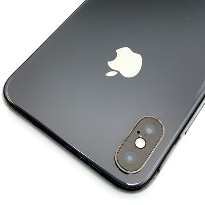 【最速発送】Apple iPhone iPhone X 256GB スペースグレイ au 白ロム【難有】 80%