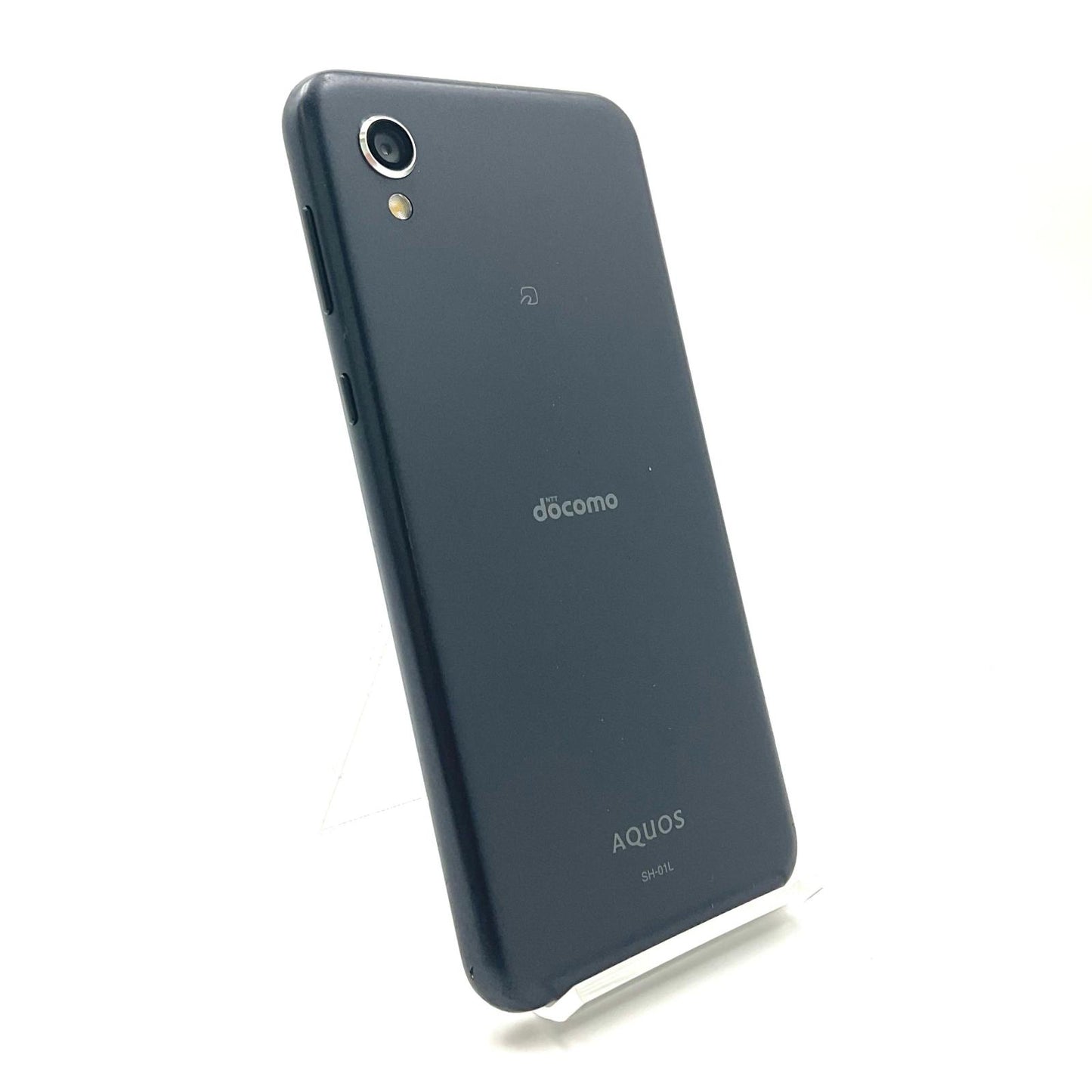 【全額返金保証】【最速発送】SHARP AQUOS sense2 32GB ニュアンスブラック docomo SH-01L 白ロム 動作確認済
