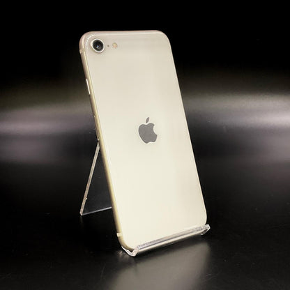 【全額返金保証】【最速発送】Apple iPhone iPhone SE 3 128GB スターライト 白ロム 動作確認済 87.5%