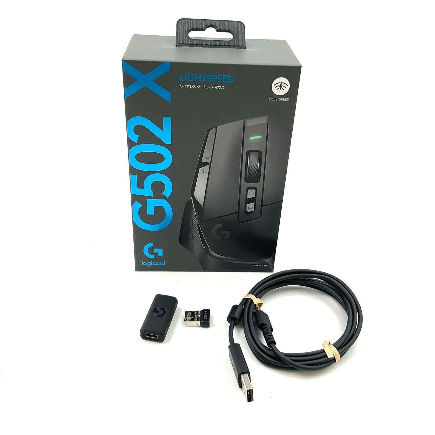 【全額返金保証】【最速発送】Logicool G502 X LIGHT SPEED ワイヤレスゲーミングマウス MR0089 美品 動作確認済