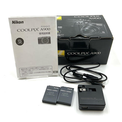 【全額返金保証】【最速発送】Nikon コンパクトデジタルカメラ COOLPIX A900 動作確認済