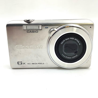 【全額返金保証】【最速発送】CASIO コンパクトデジタルカメラ EXILIM EX-ZS26 シルバー 動作確認済