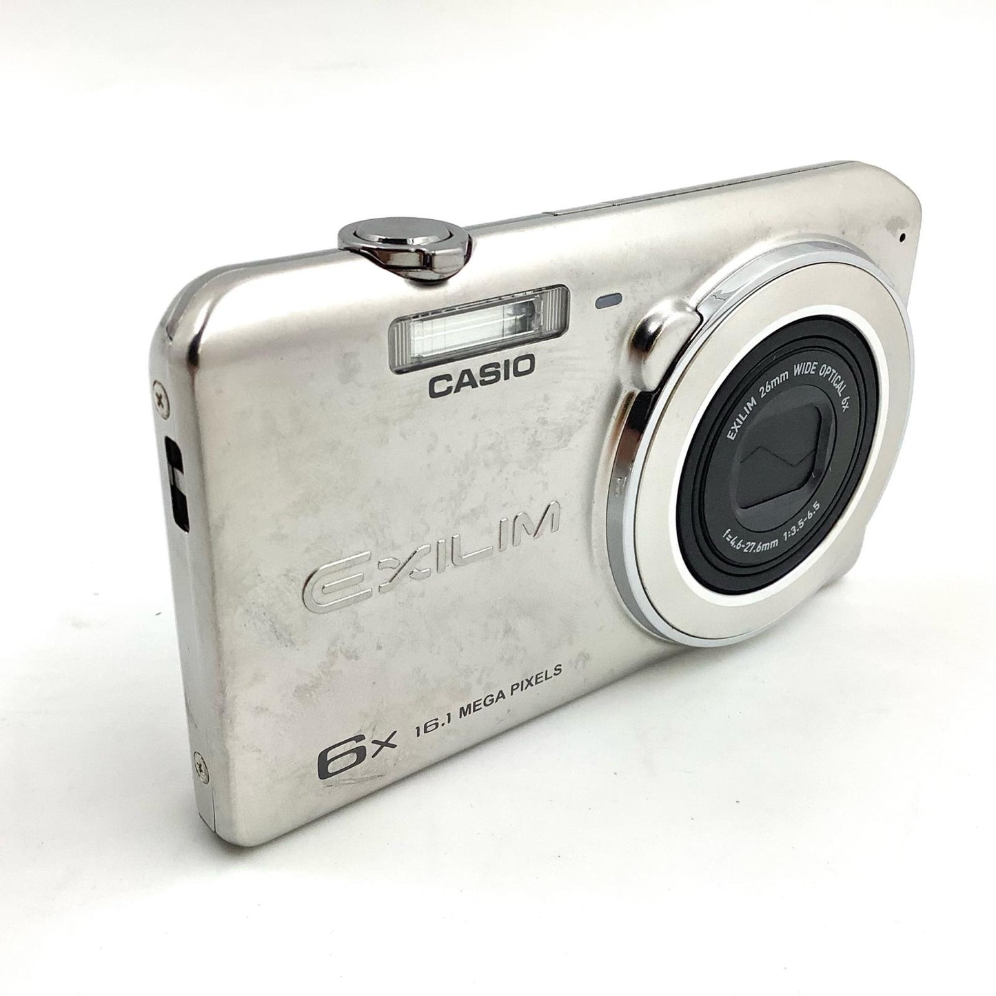 【全額返金保証】【最速発送】CASIO コンパクトデジタルカメラ EXILIM EX-ZS26 シルバー 動作確認済