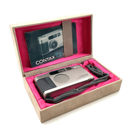 【最速発送】CONTAX T2 チタンシルバー【難有】