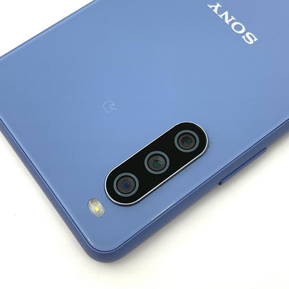 【全額返金保証】【最速発送】Sony Xperia 10 III 128GB ブルー au SOG04 白ロム 動作確認済