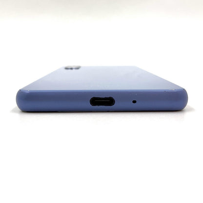 【全額返金保証】【最速発送】Sony Xperia 10 III 128GB ブルー au SOG04 白ロム 動作確認済