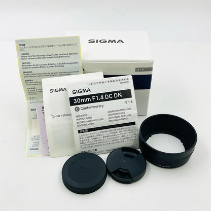 【全額返金保証】【最速発送】SIGMA 30mm F1.4 DC DN 動作確認済