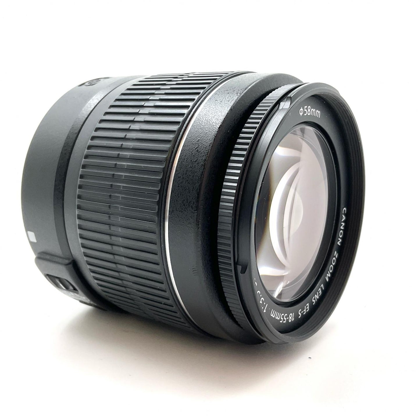 【全額返金保証】【最速発送】Canon EF-S18-55mm F3.5-5.6 IS II　ブラック 美品 動作確認済