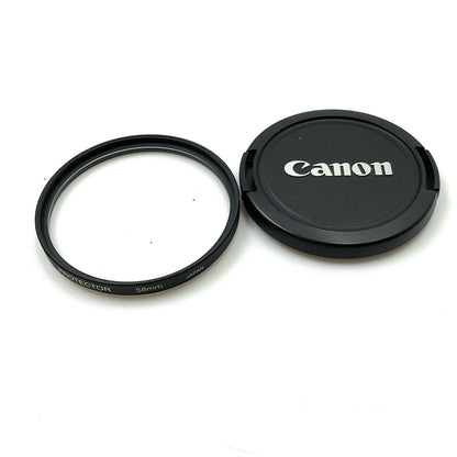 【全額返金保証】【最速発送】Canon EF-S18-55mm F3.5-5.6 IS II　ブラック 美品 動作確認済