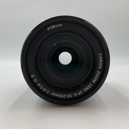 【全額返金保証】【最速発送】Canon EF-S55-250mm F4-5.6 IS II 美品 動作確認済