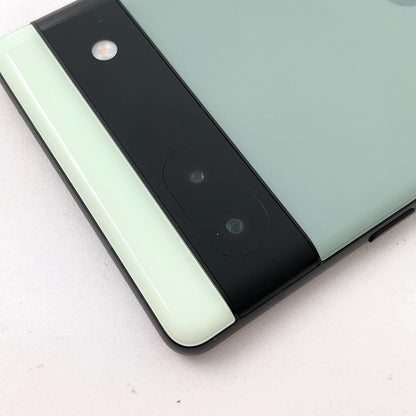 【全額返金保証】【最速発送】Google Pixel 6a 128GB グリーン au Pixel 6a 白ロム 動作確認済