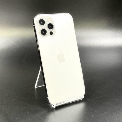 【全額返金保証】【最速発送】Apple iPhone iPhone 12 Pro 128GB シルバー au 白ロム 動作確認済 78%