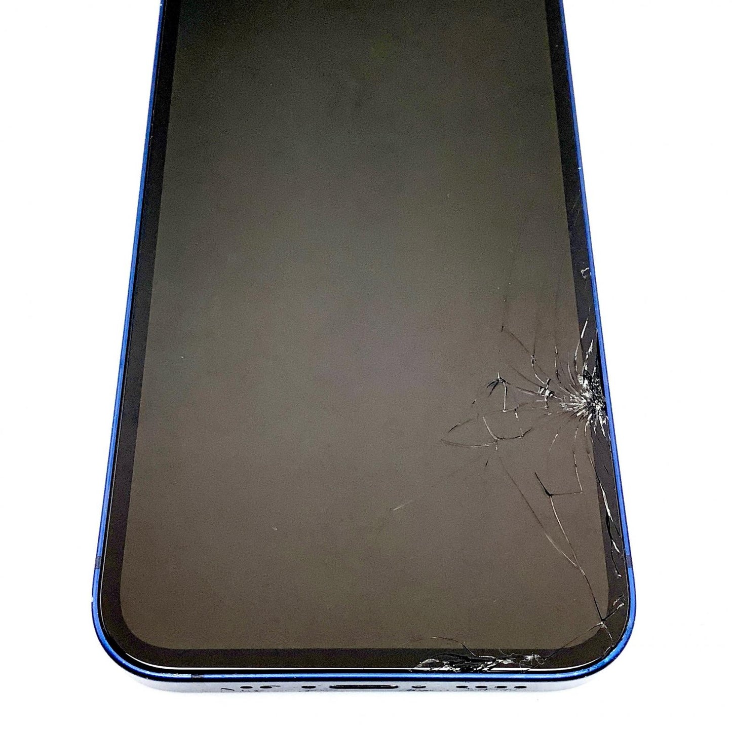 【最速発送】Apple iPhone iPhone 12 mini 256GB ブルー au 白ロム【難有】