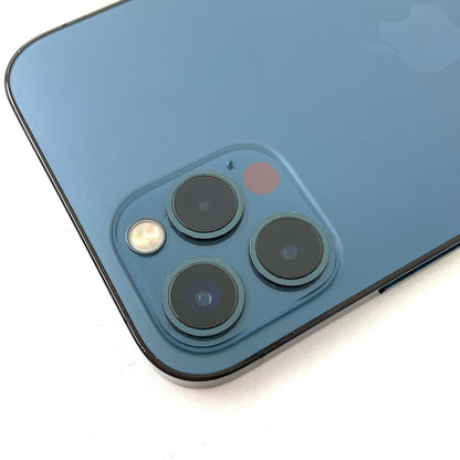 【全額返金保証】【最速発送】Apple iPhone iPhone 12 Pro 128GB パシフィックブルー au 白ロム 動作確認済 77%