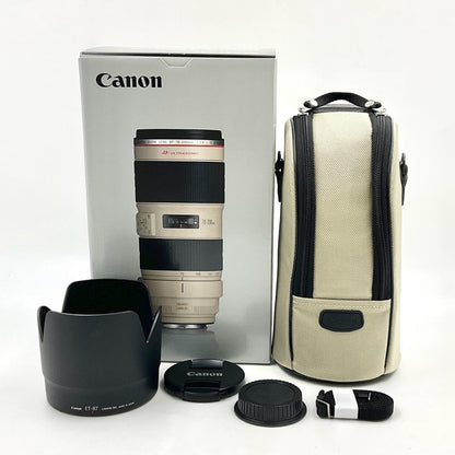 【全額返金保証】【最速発送】Canon EF70-200mm F2.8L IS II USM 美品 動作確認済