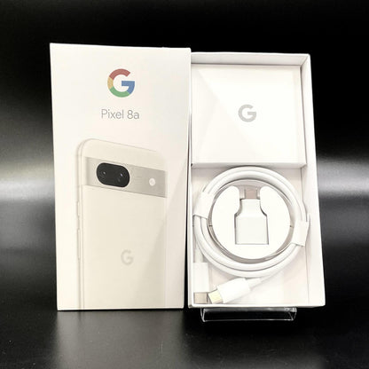 【全額返金保証】【最速発送】Google Pixel 8a 128GB Porcelain SIMフリー G576D 美品 動作確認済